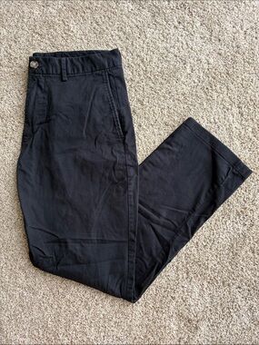 Men's Black Pants - Classic Straight Fit